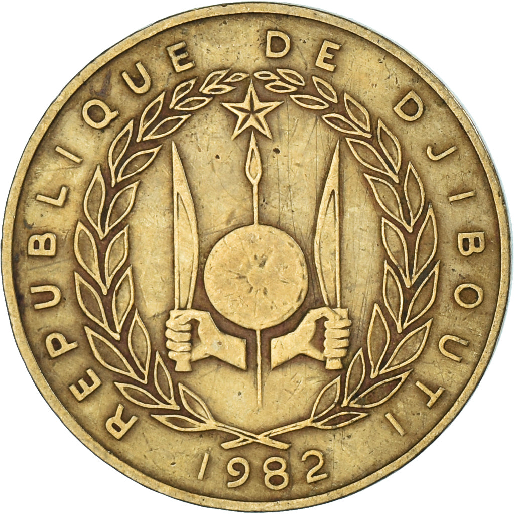 Monnaie, Djibouti, 20 Francs, 1982