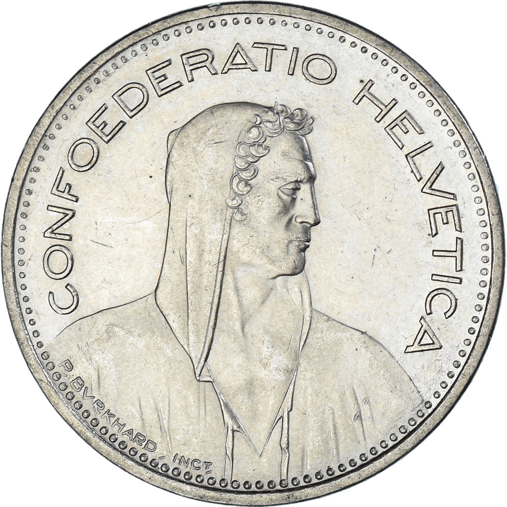 Coin, Switzerland, 5 Francs, 1992