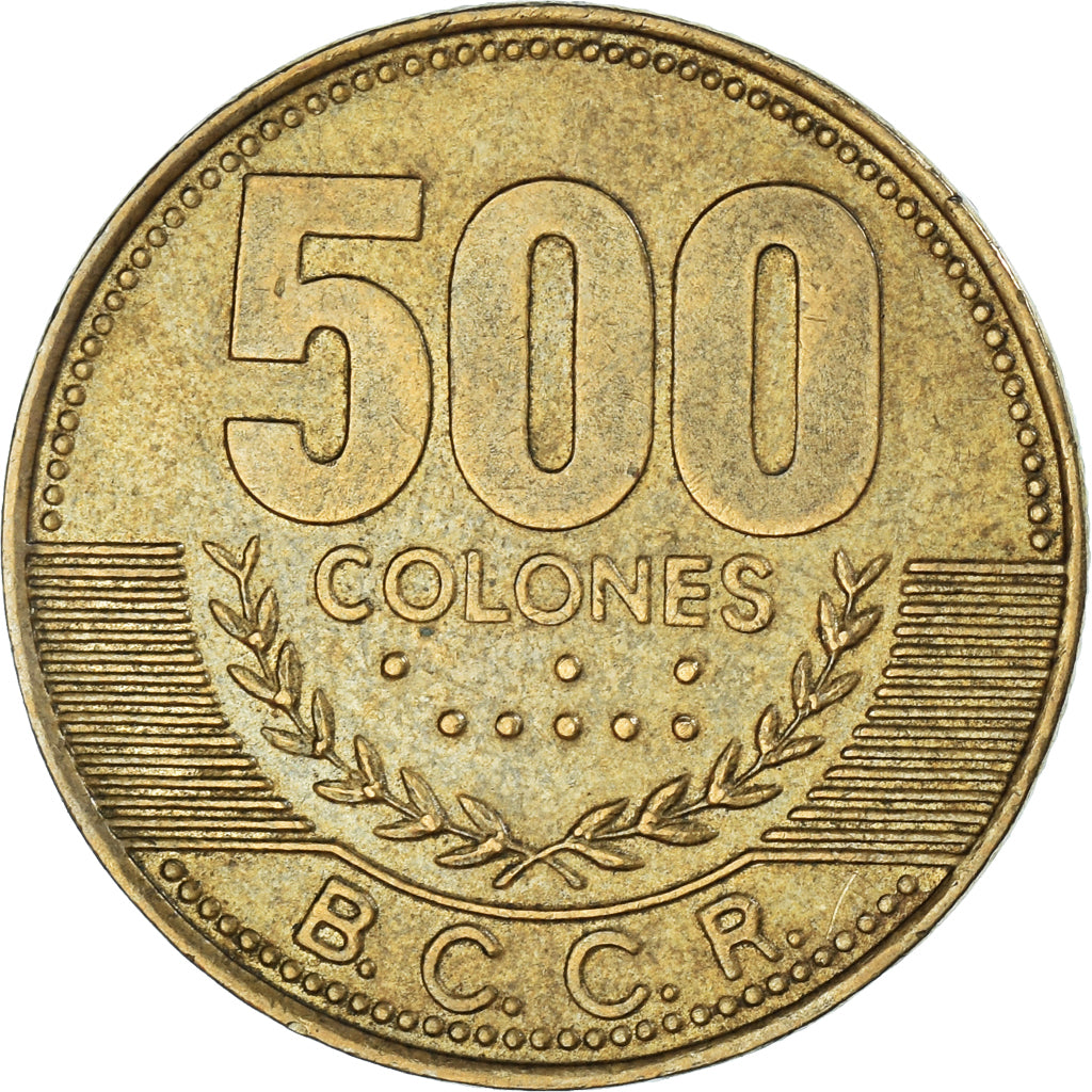 Moneta, Costa Rica, 500 Colones, 2005