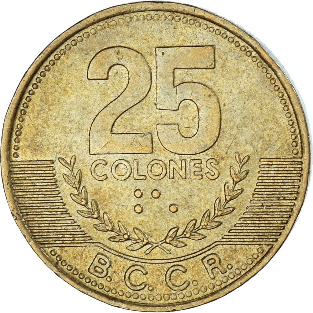 Moneta, Costa Rica, 25 Colones, 2003