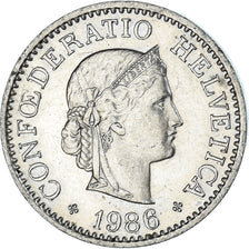 Coin, Switzerland, 10 Rappen, 1986