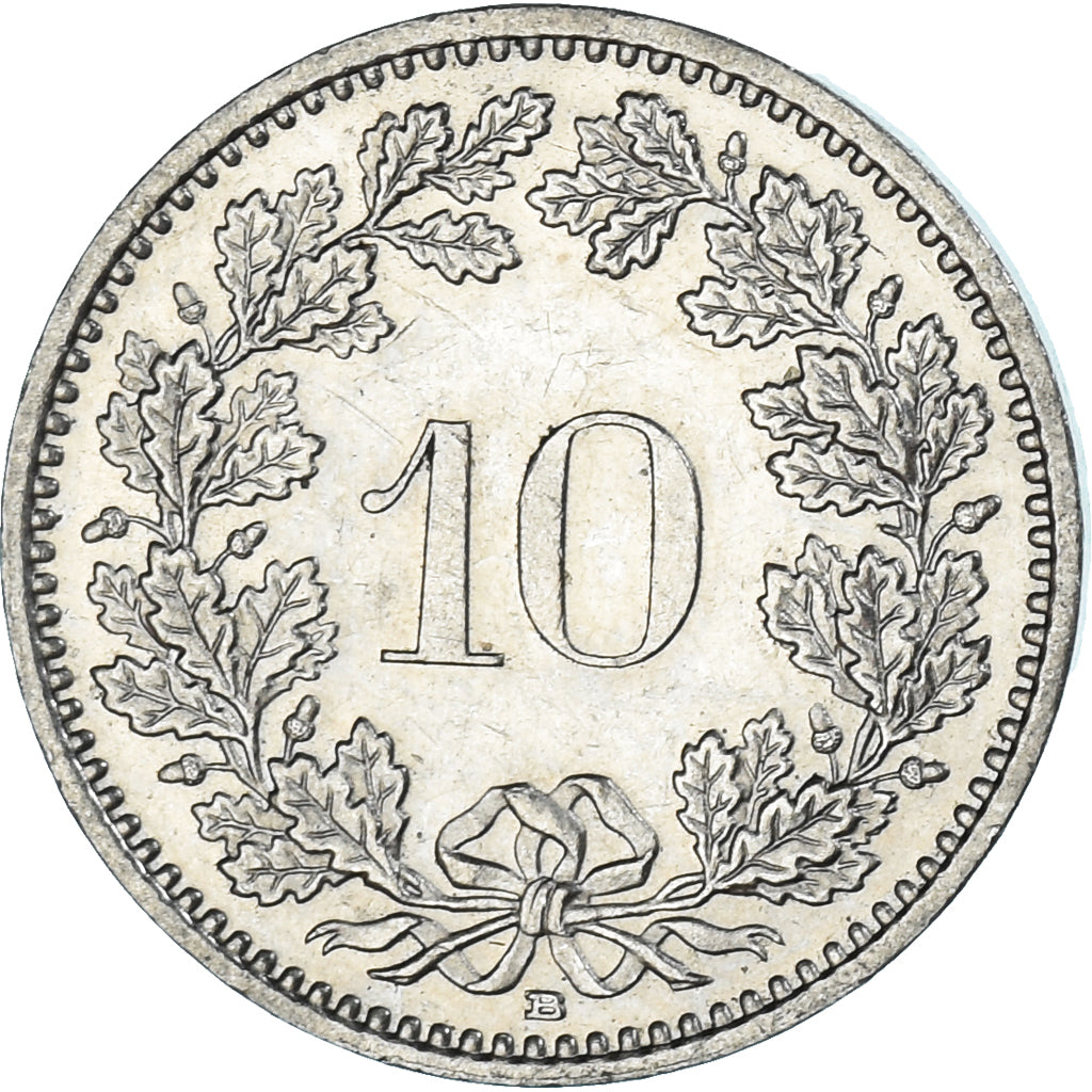 Coin, Switzerland, 10 Rappen, 1986