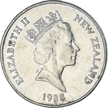 Monnaie, Nouvelle-Zélande, 50 Cents, 1988