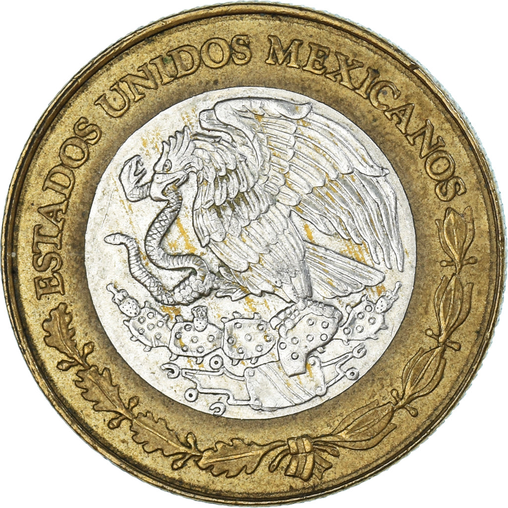 Coin, Mexico, 10 Nuevo Pesos, 1993
