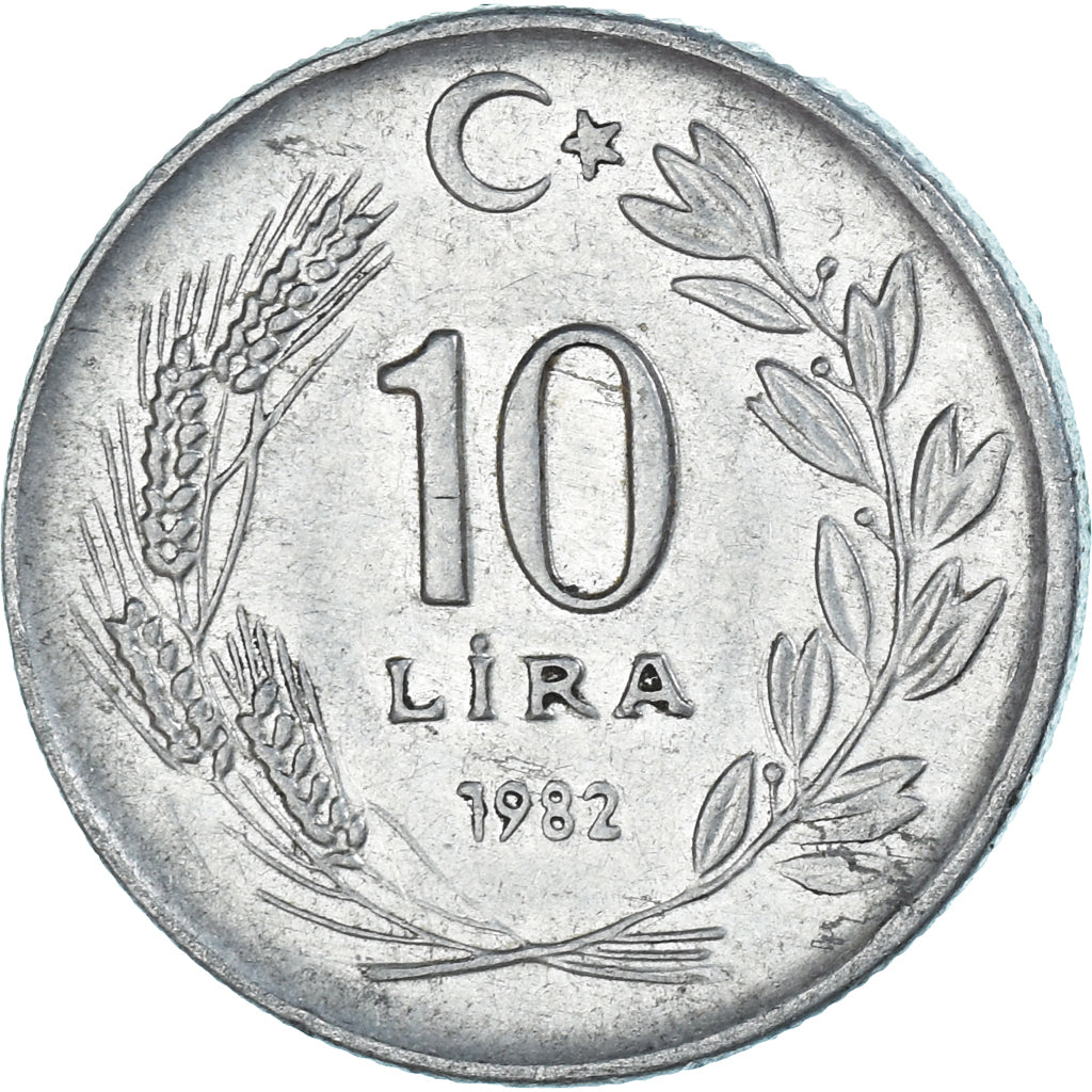 Moneta, Turchia, 10 Lira, 1982