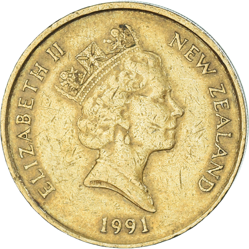 Monnaie, Nouvelle-Zélande, 2 Dollars, 1991