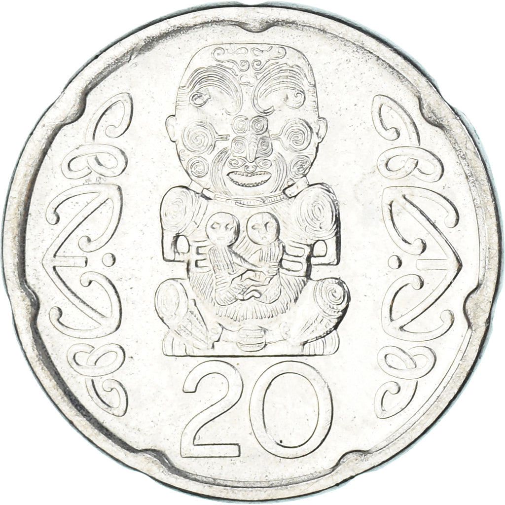 Moneta, Nowa Zelandia, 20 Cents, 2008