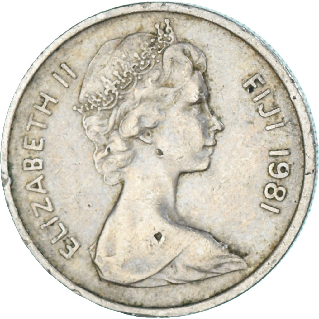 Moneta, Fiji, 5 Cents, 1981