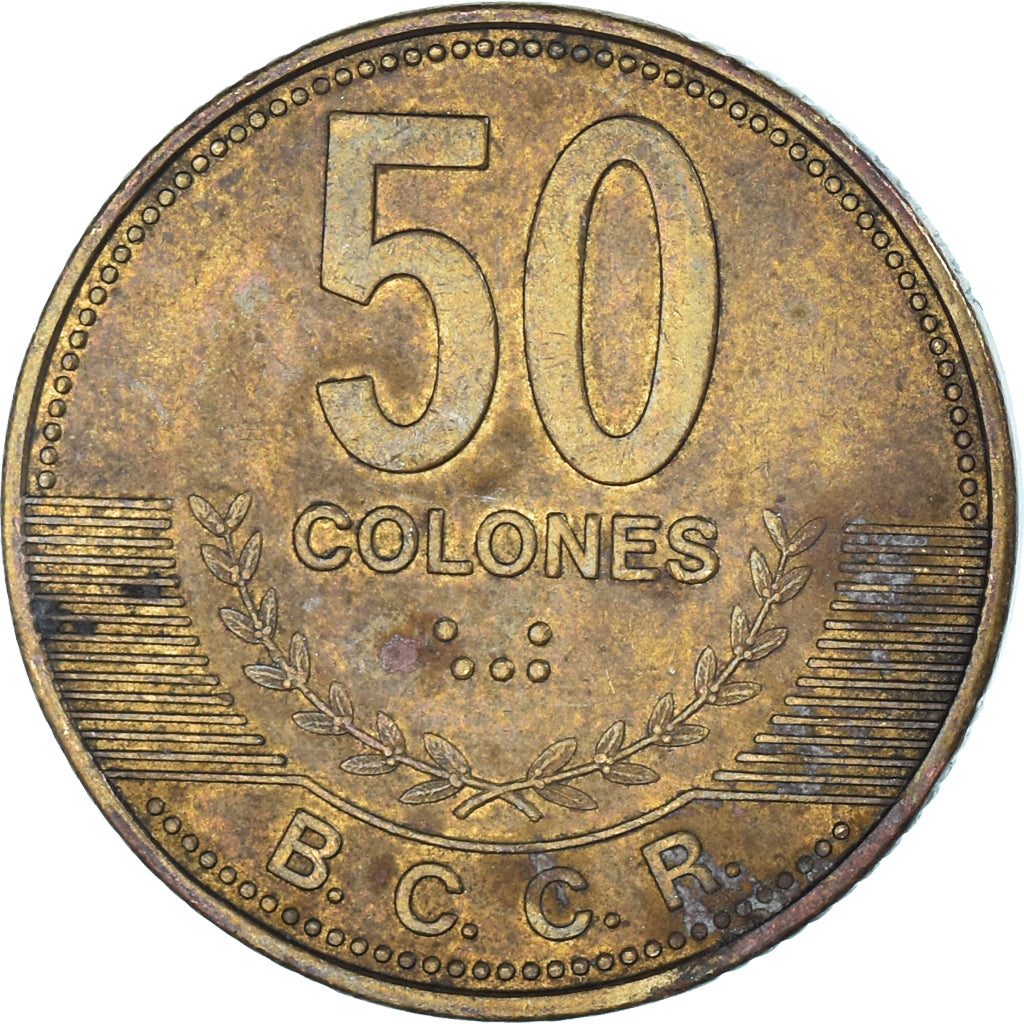 Münze, Costa Rica, 50 Colones, 2006