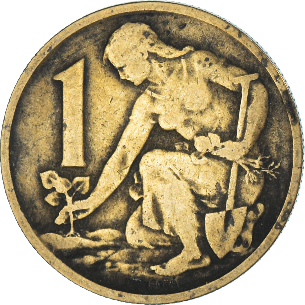 Coin, Czechoslovakia, 1 Koruna, 1962