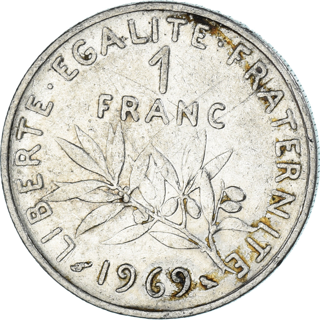 Moneta, Francja, Franc, 1969