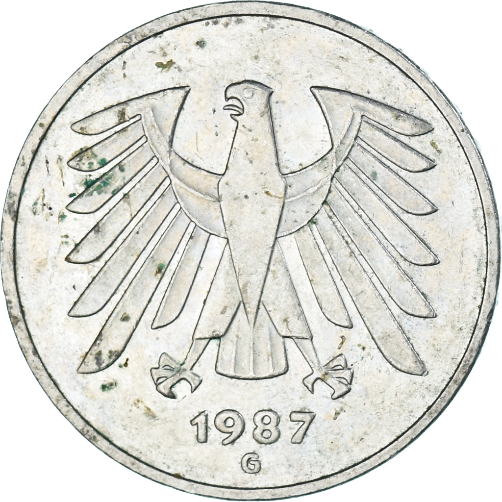 Coin, Germany, 5 Mark, 1987