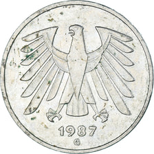 Coin, Germany, 5 Mark, 1987