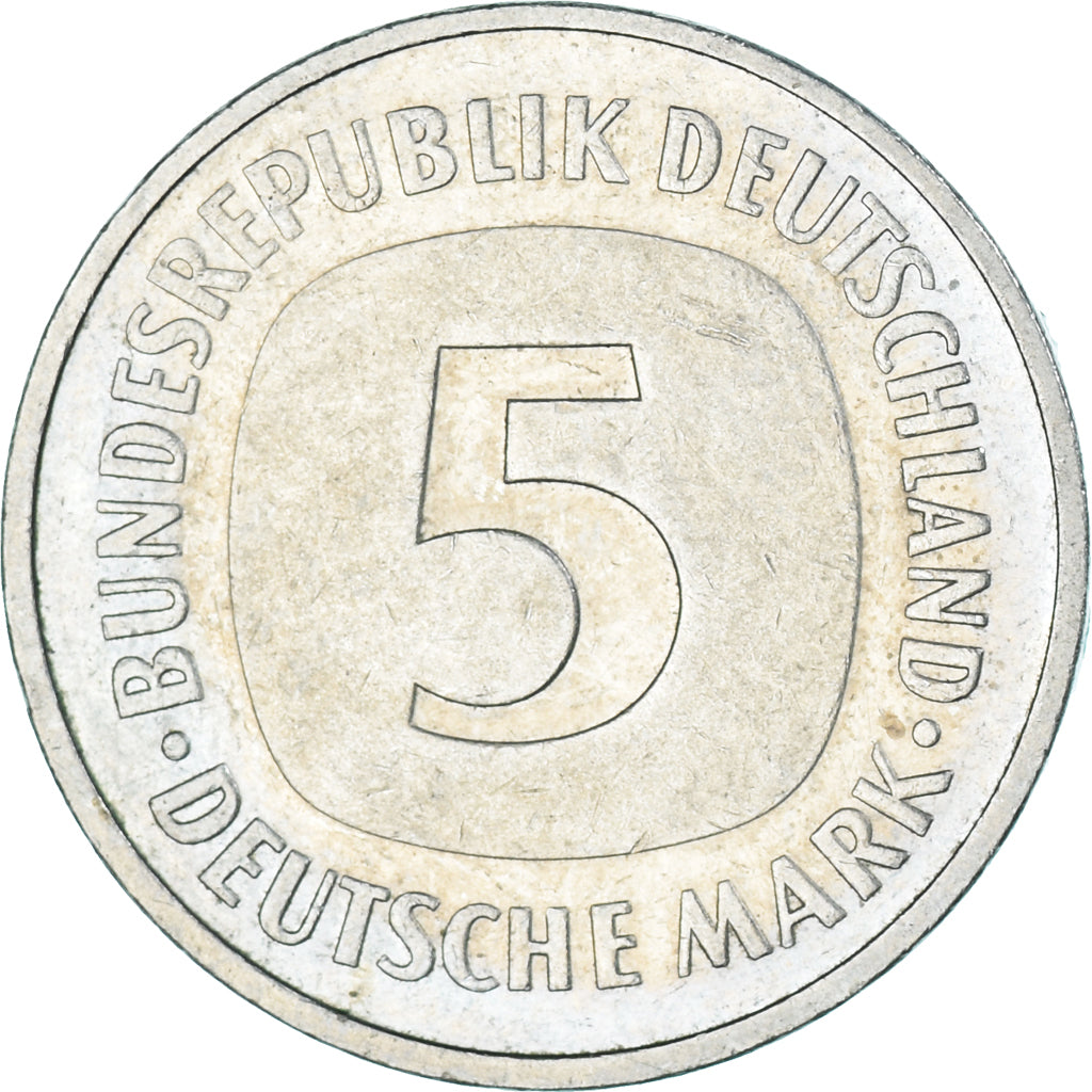 Coin, Germany, 5 Mark, 1987