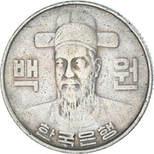 Moneda, Corea, 100 Won, 1982