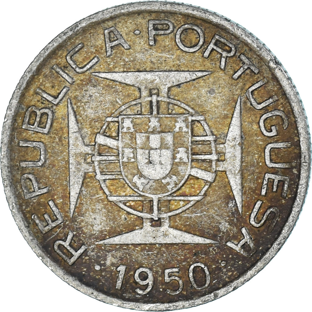 Monnaie, Mozambique, 2-1/2 Escudos, 1950