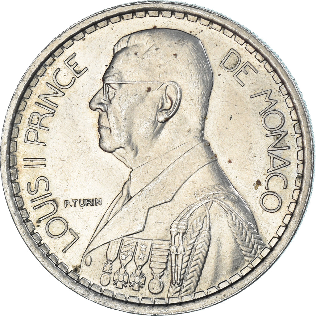 Munten, Monaco, 20 Francs, Vingt, 1947
