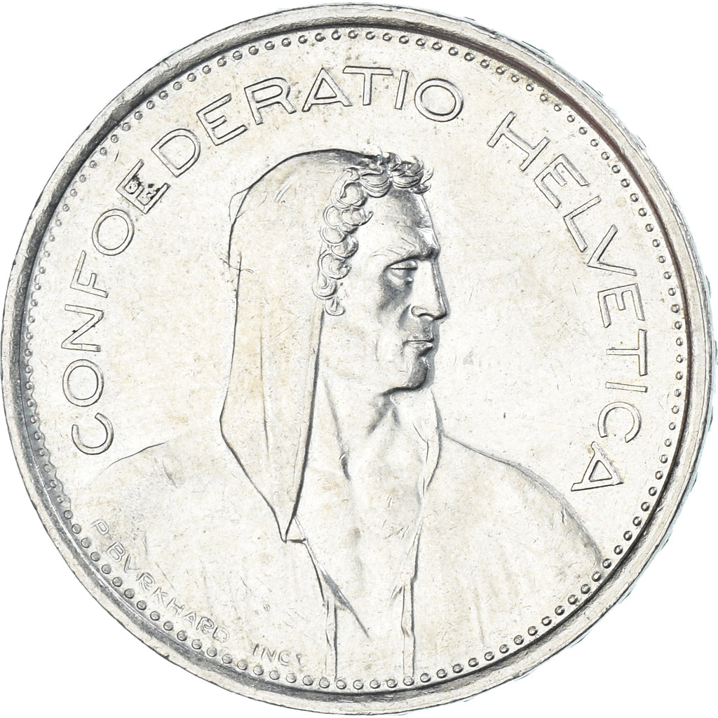 Monnaie, Suisse, 5 Francs, 1973