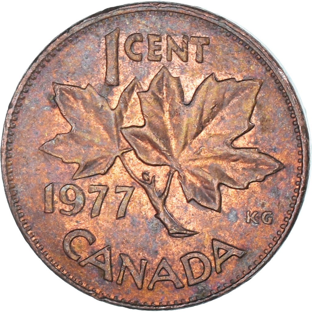Moneta, Canada, Cent, 1977