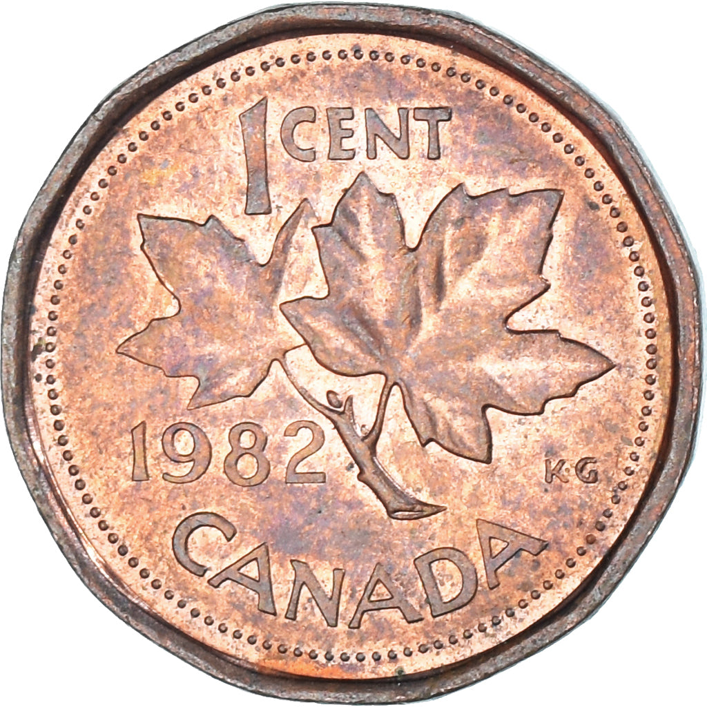 Moneta, Canada, Cent, 1982