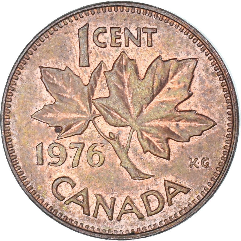 Moneta, Canada, Cent, 1976