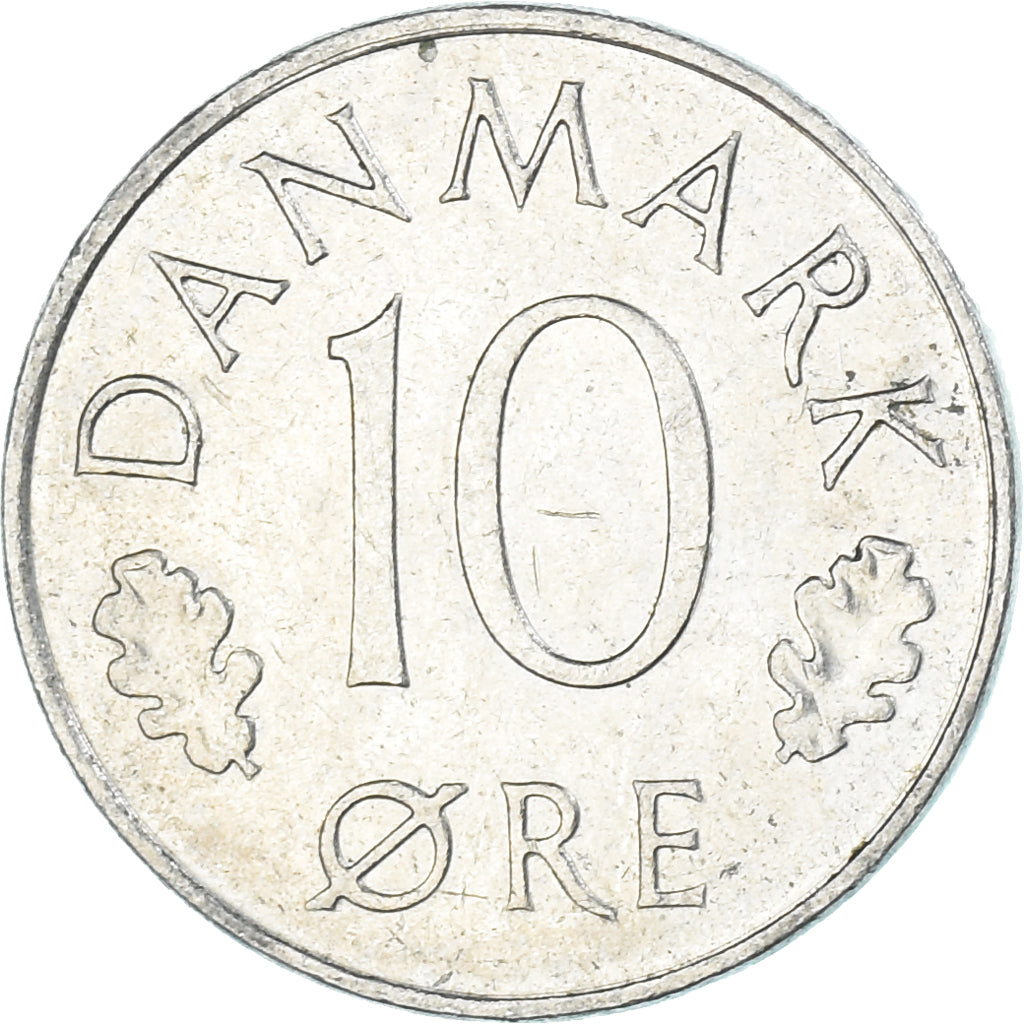 Münze, Dänemark, 10 Öre, 1980