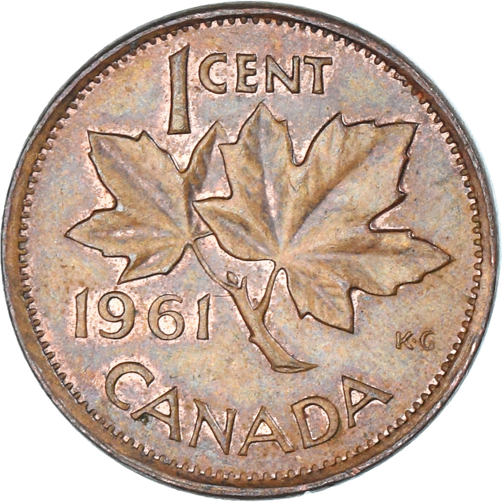 Moneta, Canada, Cent, 1961