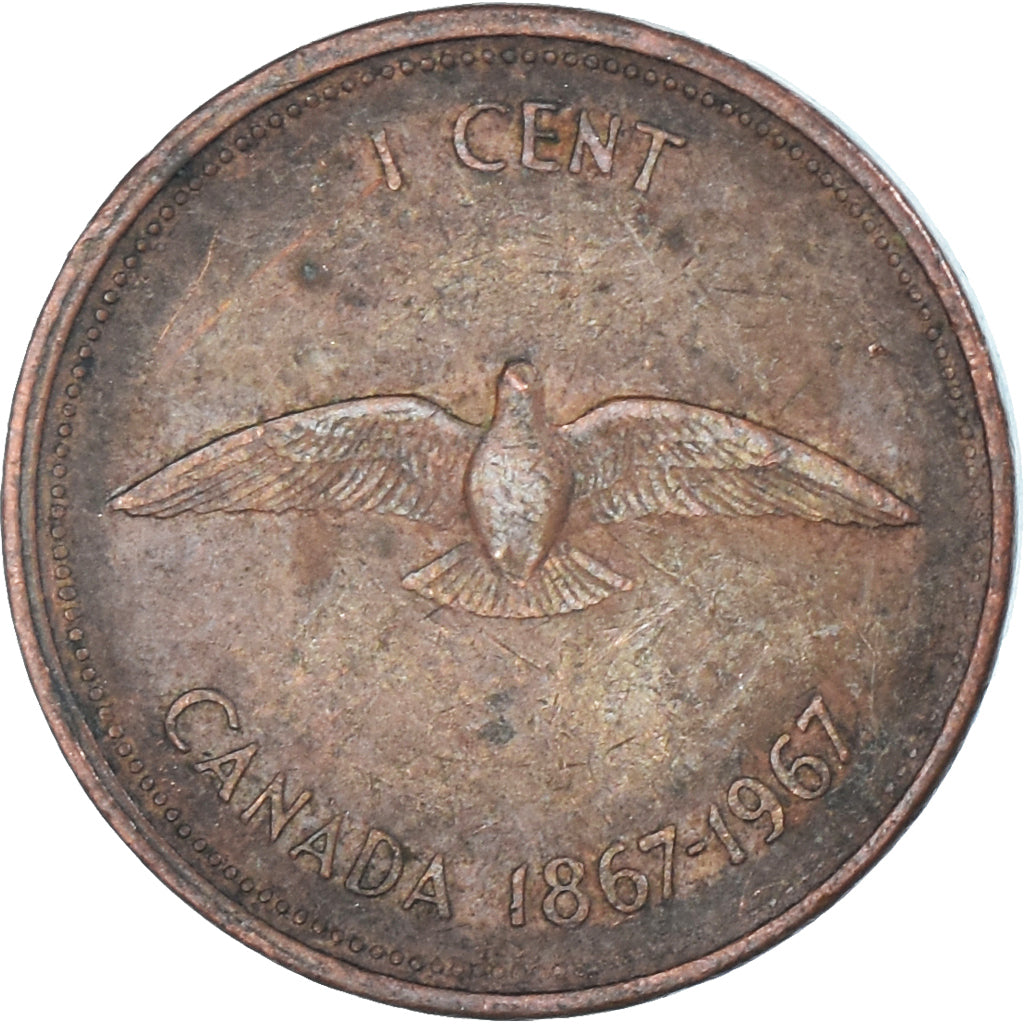 Moneta, Canada, Cent, 1967