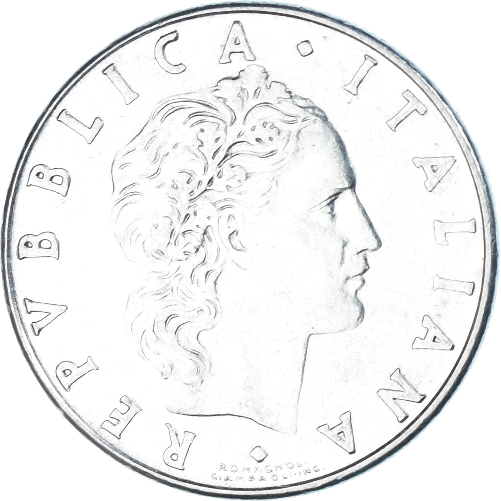 Moneda, Italia, 50 Lire, 1976