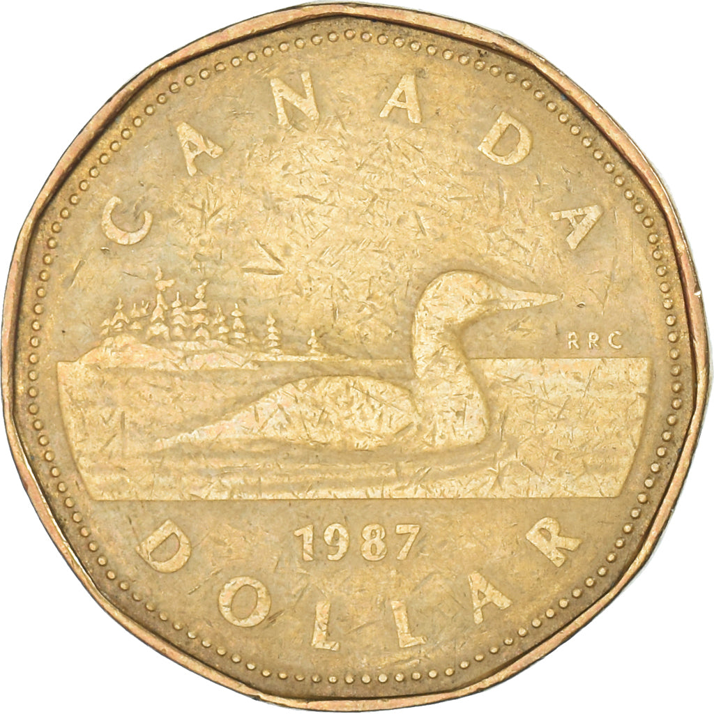 Moneta, Canada, Dollar, 1987