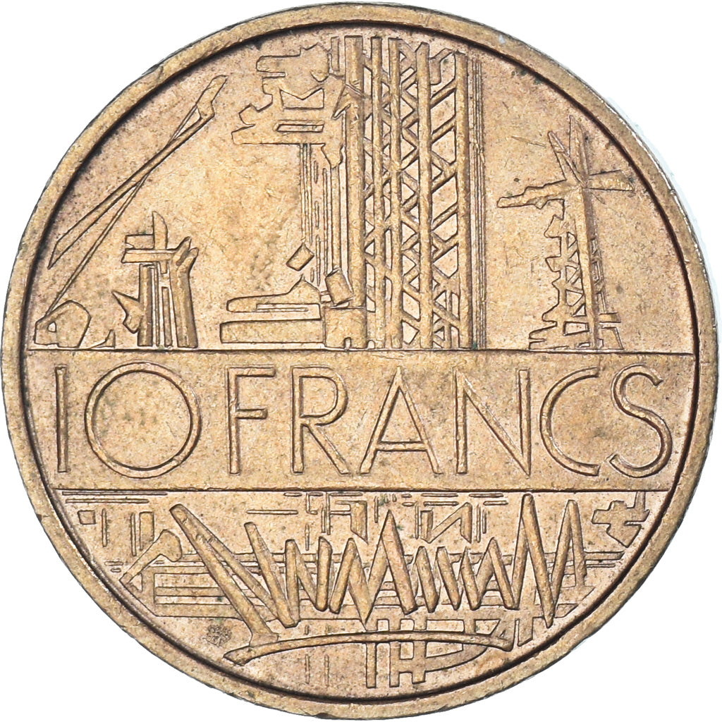 Munten, Frankrijk, 10 Francs, 1974
