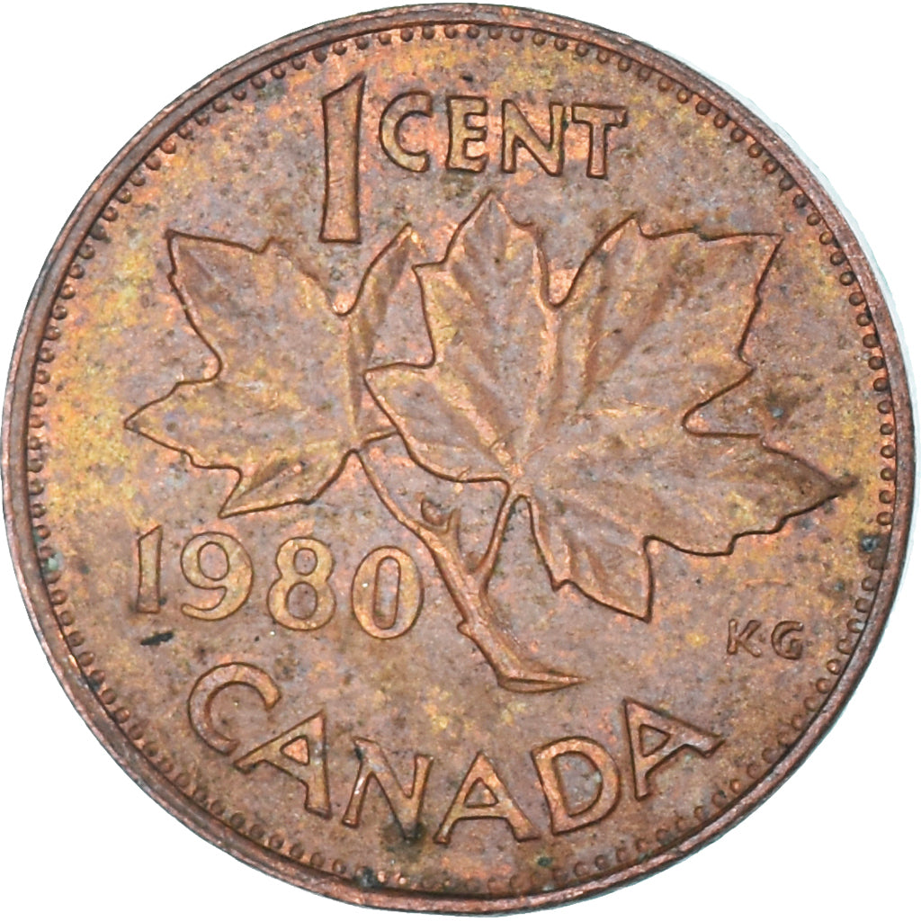 Moneta, Canada, Cent, 1980