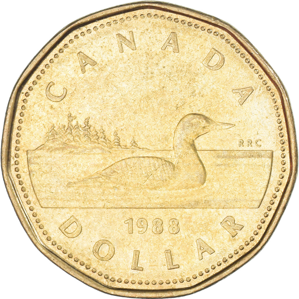 Moneta, Canada, Dollar, 1988