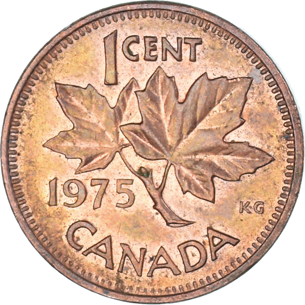 Moneta, Canada, Cent, 1975