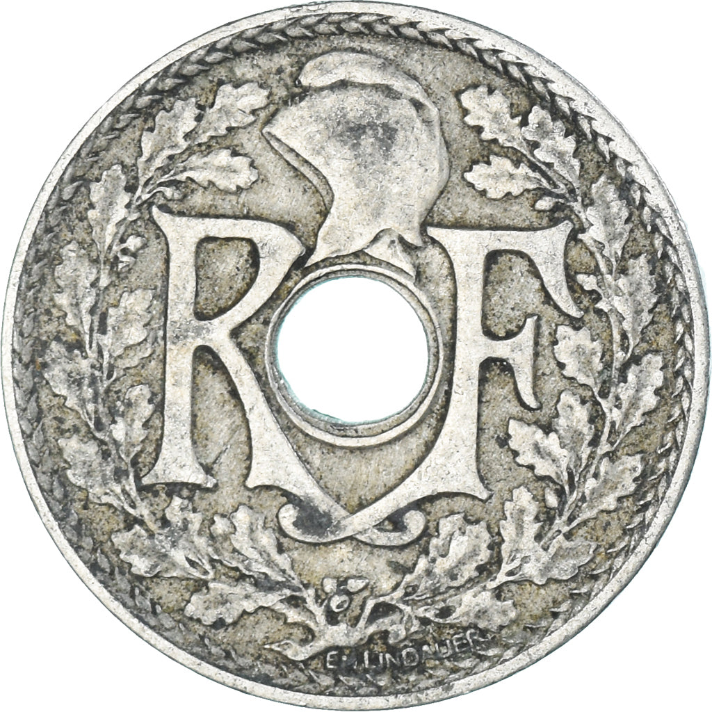 Moeda, França, 25 Centimes, 1919