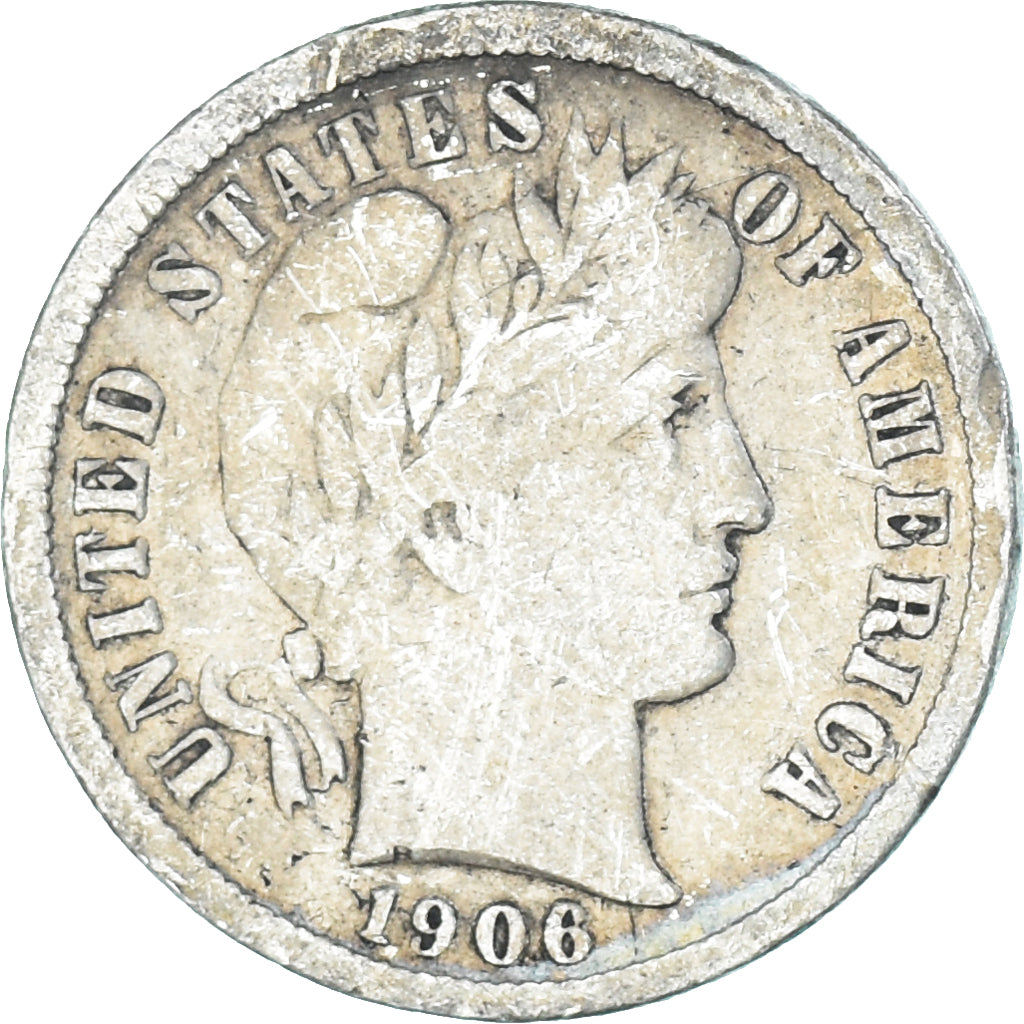Münze, Vereinigte Staaten, Dime, 1906