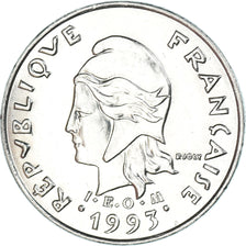 Monnaie, Polynésie française, 10 Francs, 1993