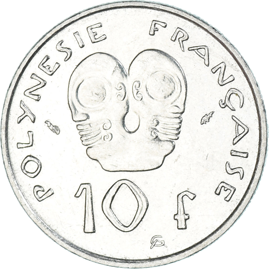 Monnaie, Polynésie française, 10 Francs, 1993