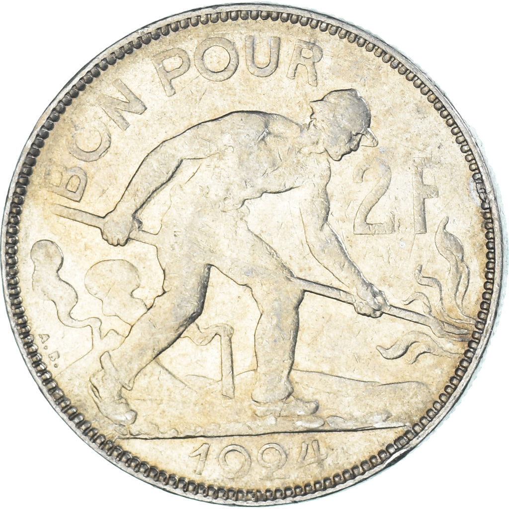 Moneta, Lussemburgo, 2 Francs, 1924