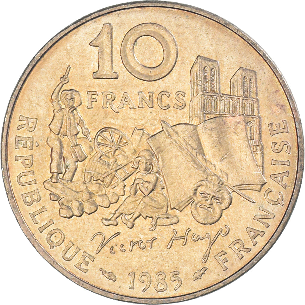 Munten, Frankrijk, 10 Francs, 1985