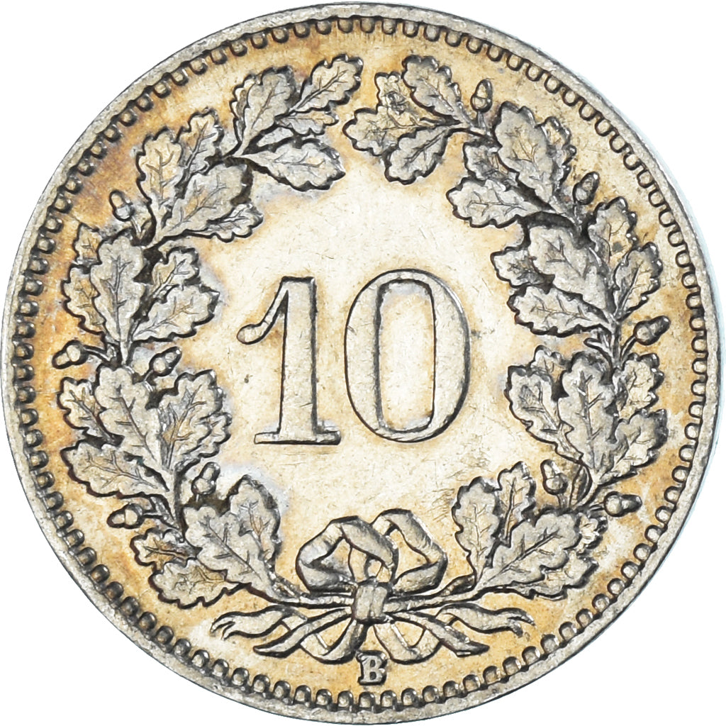 Monnaie, Suisse, 10 Rappen, 1934