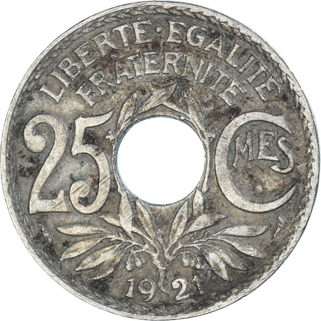 Moneta, Francja, 25 Centimes, 1921