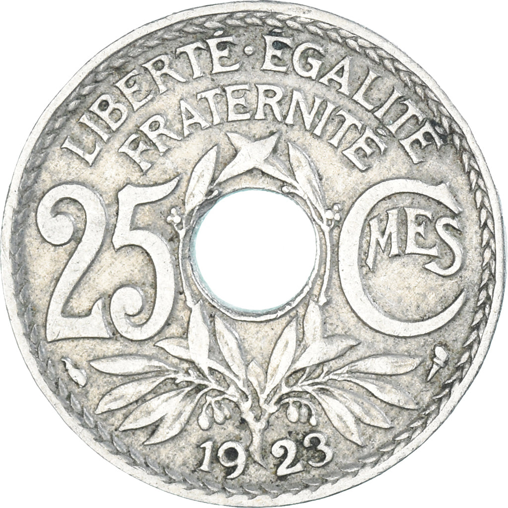 Moeda, França, 25 Centimes, 1923