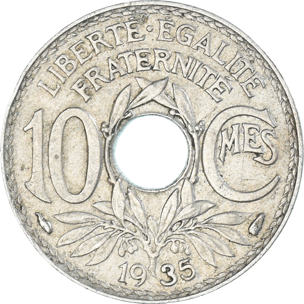 Münze, Frankreich, 10 Centimes, 1935