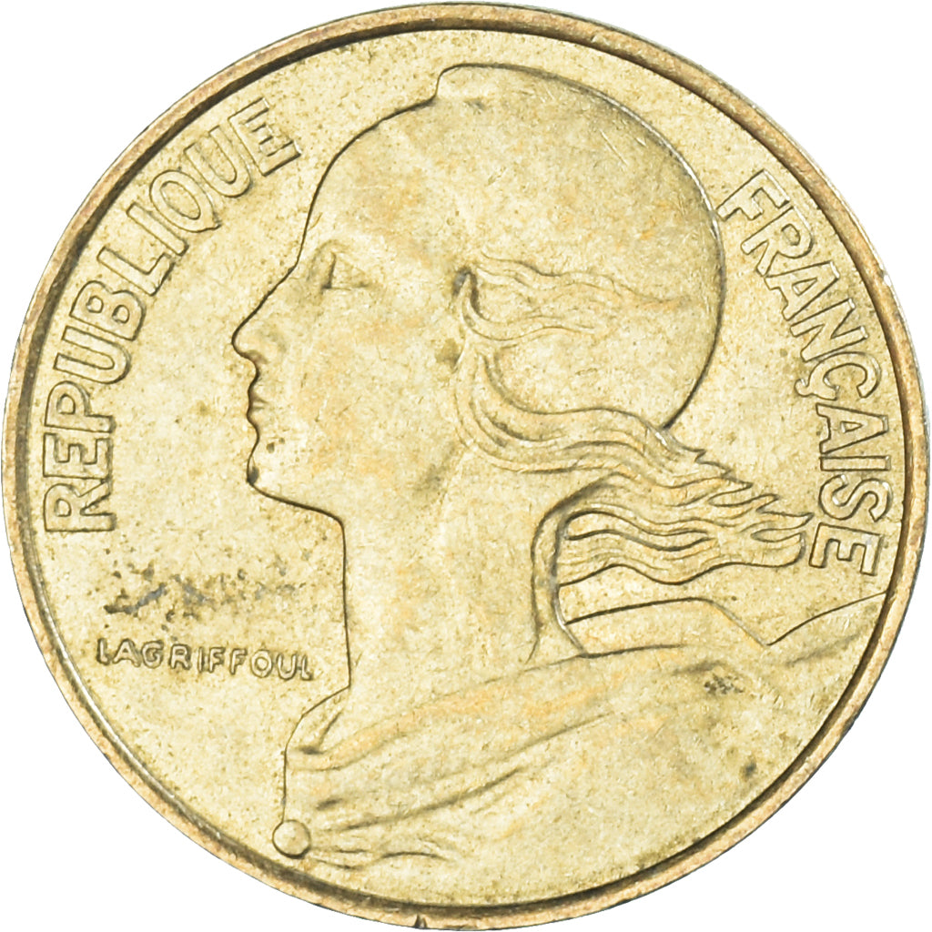 Coin, France, 10 Centimes, 1990