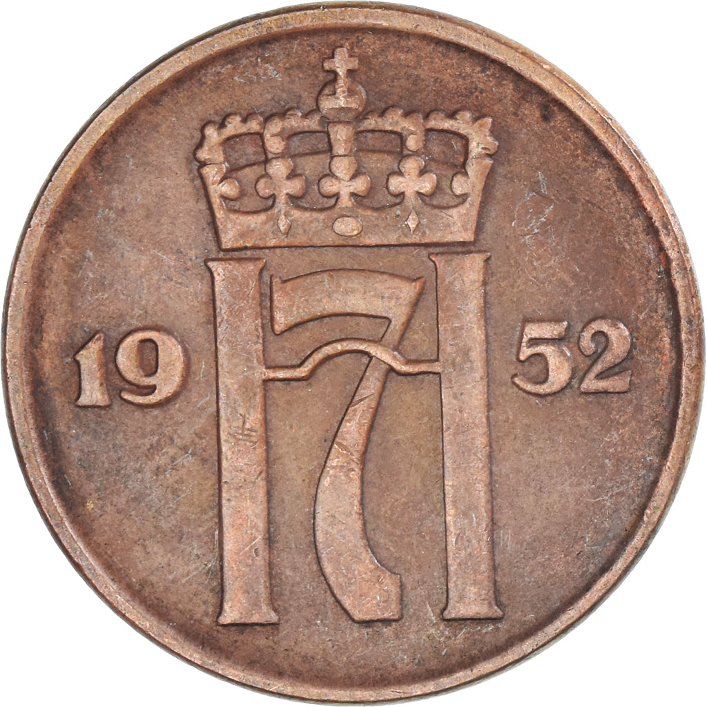 Munten, Noorwegen, 5 Öre, 1952