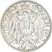 Monnaie, Allemagne, 25 Pfennig, 1910