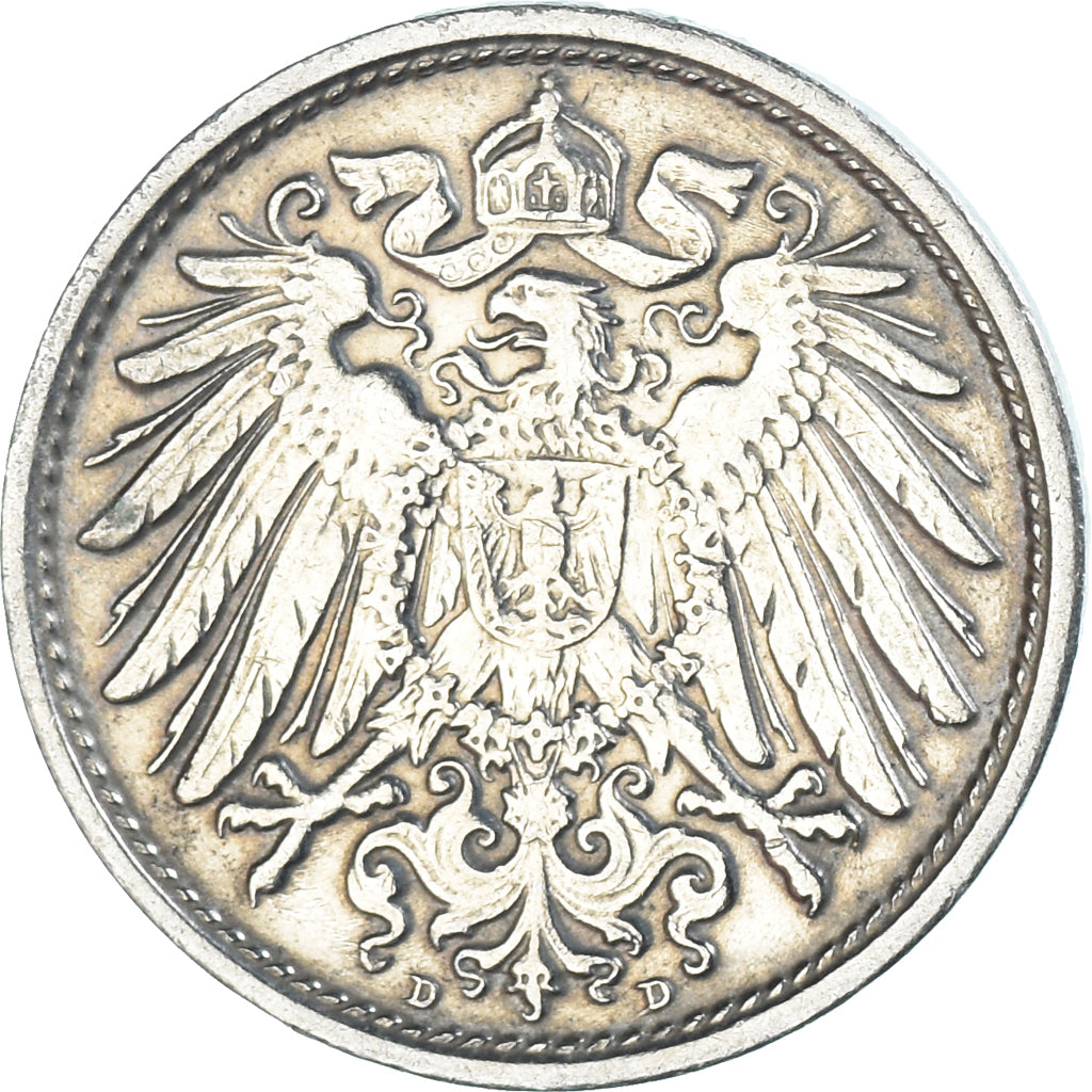 Moneta, Niemcy, 10 Pfennig, 1914