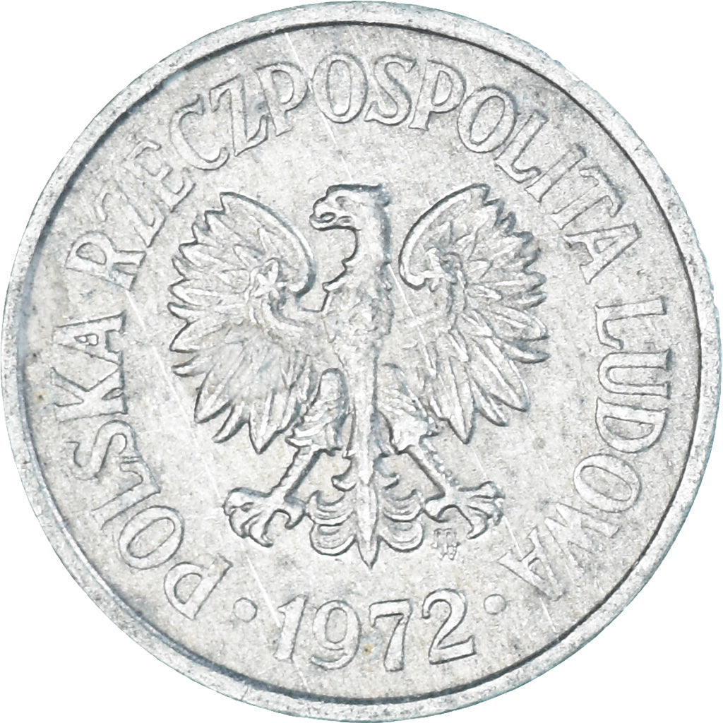 Moneta, Polonia, 10 Groszy, 1972