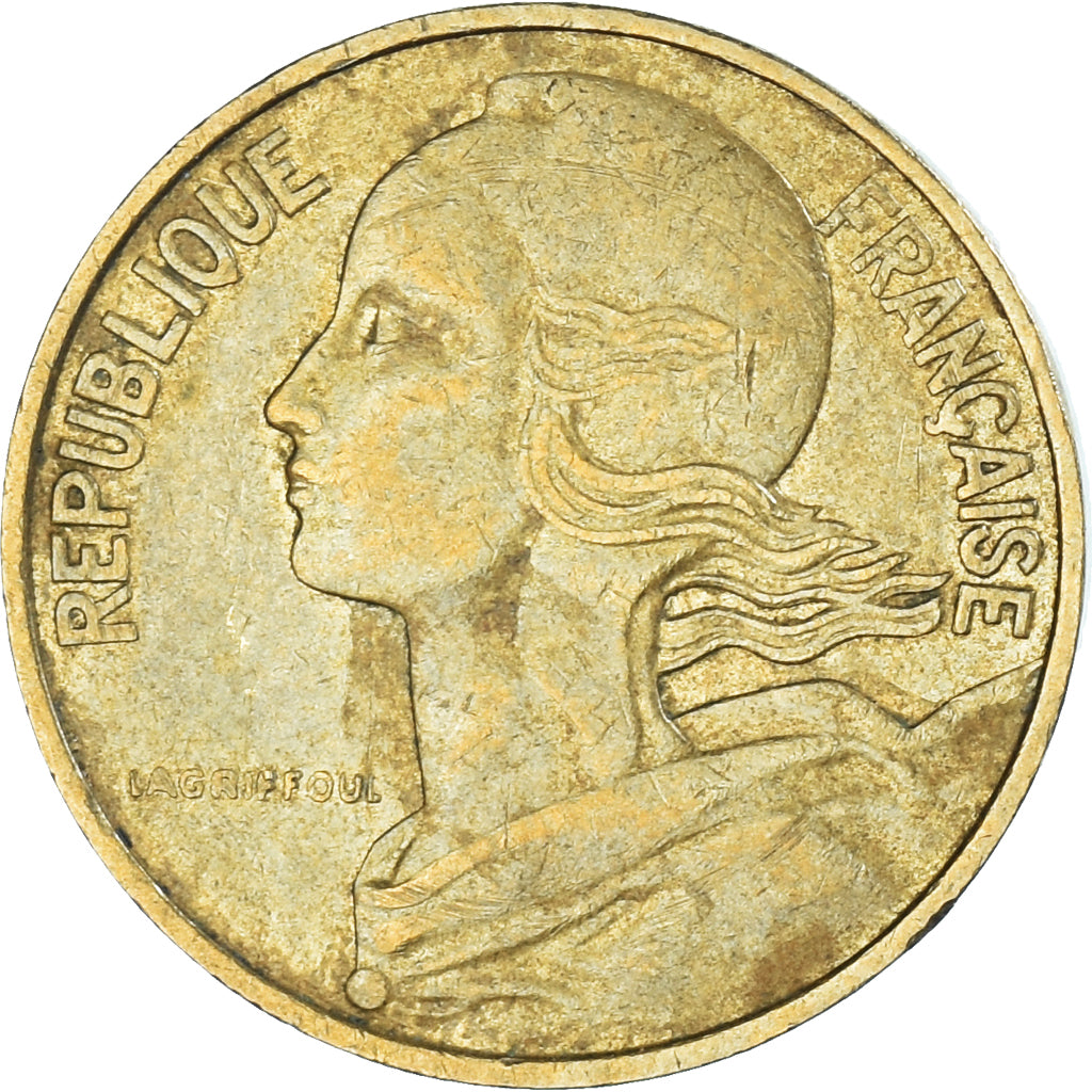 Coin, France, 10 Centimes, 1980